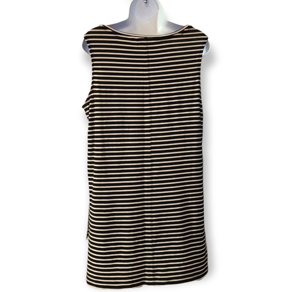 Athleta Striped Sleeveless High Low Shirt - Picture 5 of 9